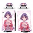 Anime decal skin for PS5 digital Console with 2 Controllers