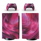 Digital Texture decal skin for PS5 digital Console with 2 Controllers