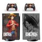 One Piece decal skin for PS5 digital Console with 2 Controllers