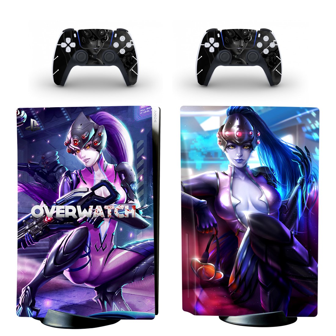 Overwatch decal skin for PS5 disc Console with 2 Controllers