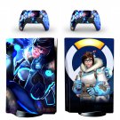 Overwatch decal skin for PS5 disc Console with 2 Controllers