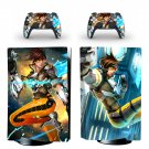 Overwatch decal skin for PS5 disc Console with 2 Controllers