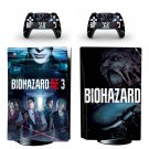 Biohazard RE 3 decal skin for PS5 disc Console with 2 Controllers