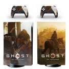 Ghost of Tsushima decal skin for PS5 disc Console with 2 Controllers