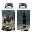 The Last of us 2 decal skin for PS5 disc Console with 2 Controllers