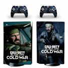 Black Ops Cold War decal skin for PS5 disc Console with 2 Controllers