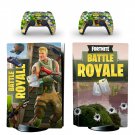 Fortnite Battle Royale decal skin for PS5 disc Console with 2 Controllers