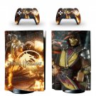 Mortal Kombat 11 decal skin for PS5 disc Console with 2 Controllers