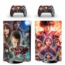 Stanger Things decal skin for PS5 disc Console with 2 Controllers