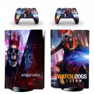 Watch Dogs Legion decal skin for PS5 disc Console with 2 Controllers