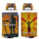 Dark Souls decal skin for PS5 disc Console with 2 Controllers