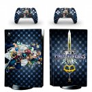 Kingdom Hearts decal skin for PS5 disc Console with 2 Controllers