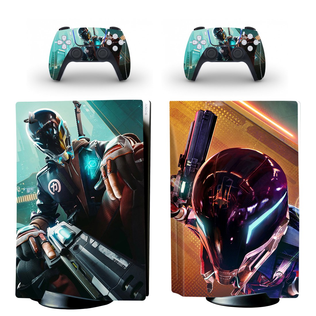Overwatch decal skin for PS5 disc Console with 2 Controllers