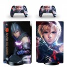 Dead or Alive 6 decal skin for PS5 disc Console with 2 Controllers