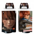 Dead or Alive 6 decal skin for PS5 disc Console with 2 Controllers