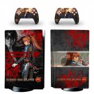 Dead or Alive 6 decal skin for PS5 disc Console with 2 Controllers