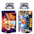 Crash Bandicoot decal skin for PS5 disc Console with 2 Controllers