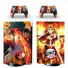 Demon Slayer decal skin for PS5 disc Console with 2 Controllers