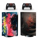 Cyberpunk 2077 decal skin for PS5 disc Console with 2 Controllers