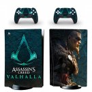 Assassin's Creed Valhalla decal skin for PS5 disc Console with 2 Controllers