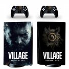Resident Evil Village decal skin for PS5 disc Console with 2 Controllers