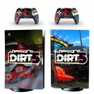Dirt 5 decal skin for PS5 disc Console with 2 Controllers