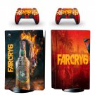 Far Cry 6 decal skin for PS5 disc Console with 2 Controllers