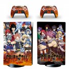Fairy Tail decal skin for PS5 disc Console with 2 Controllers