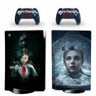 Remothered decal skin for PS5 disc Console with 2 Controllers