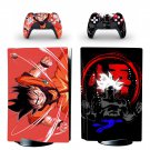 Dragon Ball decal skin for PS5 disc Console with 2 Controllers