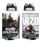 Black Ops Cold War decal skin for PS5 disc Console with 2 Controllers