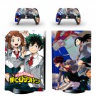 My Hero Academy decal skin for PS5 disc Console with 2 Controllers
