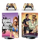 Grand Theft Auto 5 decal skin for PS5 disc Console with 2 Controllers