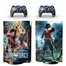 Jump Force decal skin for PS5 disc Console with 2 Controllers