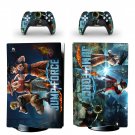 Jump Force decal skin for PS5 disc Console with 2 Controllers