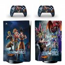 Jump Force decal skin for PS5 disc Console with 2 Controllers