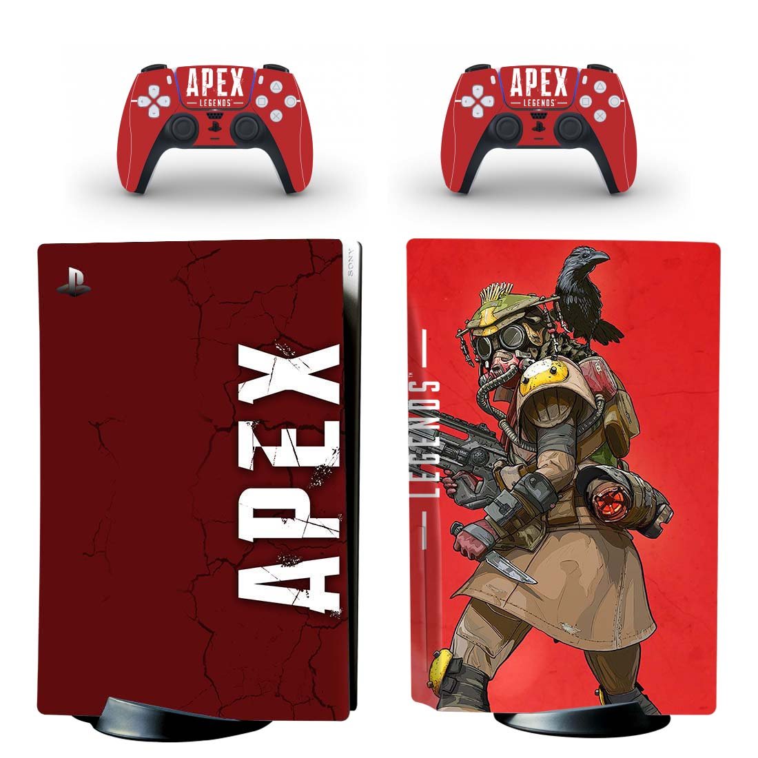 Apex Legends decal skin for PS5 disc Console with 2 Controllers