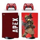 Apex Legends decal skin for PS5 disc Console with 2 Controllers