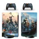 God of War decal skin for PS5 disc Console with 2 Controllers