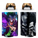 Joker decal skin for PS5 disc Console with 2 Controllers