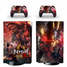 Nioh 2 decal skin for PS5 disc Console with 2 Controllers