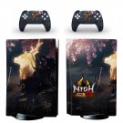 Nioh 2 decal skin for PS5 disc Console with 2 Controllers