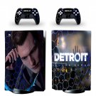 Detroit Become Human decal skin for PS5 disc Console with 2 Controllers