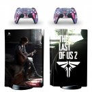The Last of us 2 decal skin for PS5 disc Console with 2 Controllers