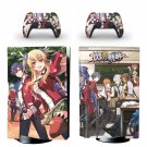 Anime decal skin for PS5 disc Console with 2 Controllers