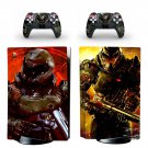 Doom Eternal decal skin for PS5 disc Console with 2 Controllers