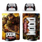 Doom Eternal decal skin for PS5 disc Console with 2 Controllers
