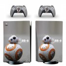 Star Wars decal skin for PS5 disc Console with 2 Controllers