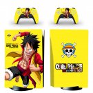 One Piece decal skin for PS5 disc Console with 2 Controllers