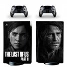 The Last of us 2 decal skin for PS5 disc Console with 2 Controllers